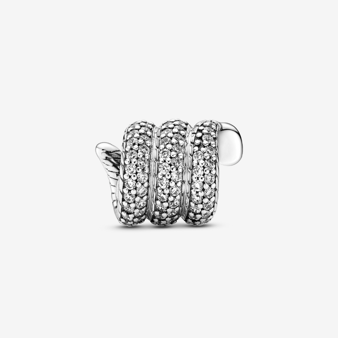 Charm Pandora Serpiente Enrollada Brillante