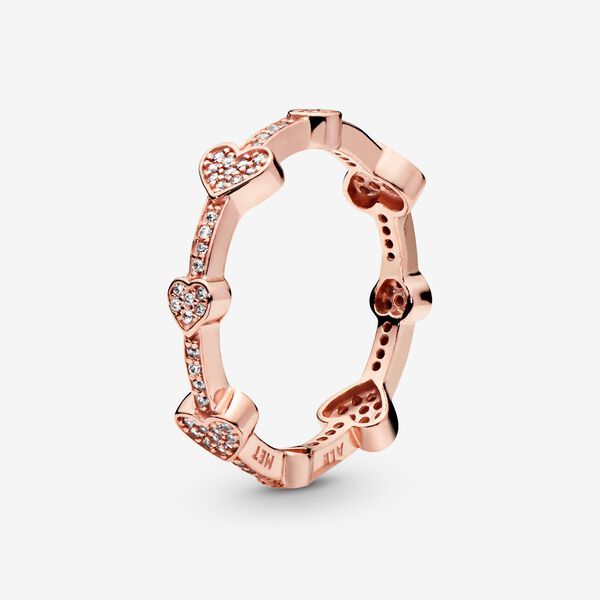 Anillo Churumbela Corazón Gold Rose