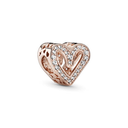 Charm Corazón Zirconia