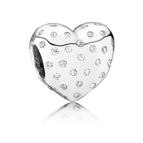 Charm corazón brillante