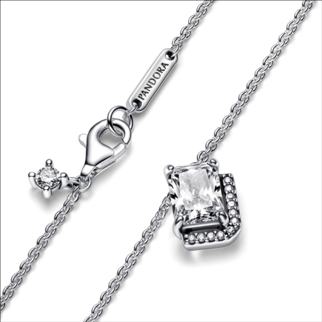 Collar Zirconia Rectangular