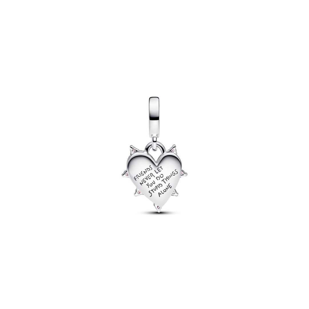 Charm Colgante Doble Amistad Opalescente