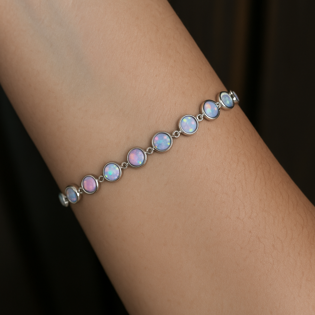 Pulsera Opalo Rosa