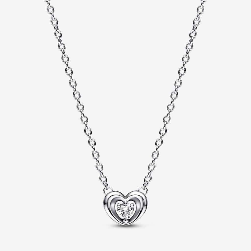 Collar Corazón Zirconia