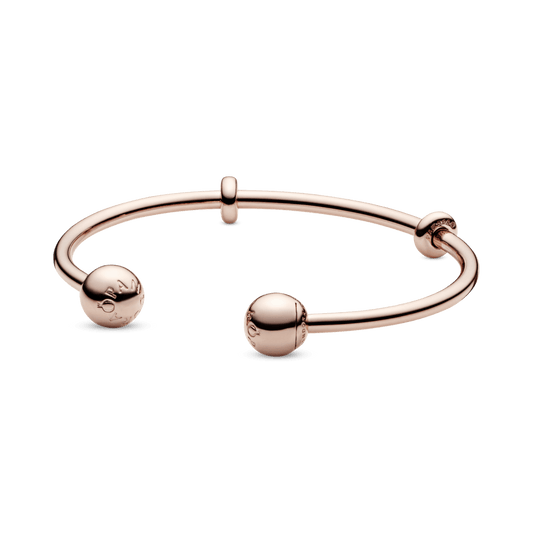 Pulsera Rigida Abierta Gold Rose