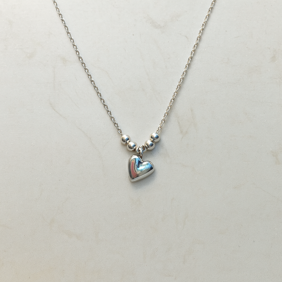 Collar Corazón Inflado