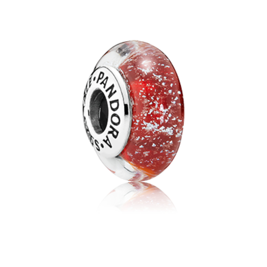 Charm Murano Rojo