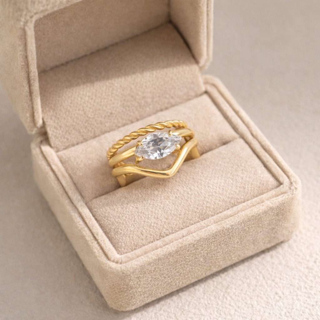Anillo Duo Oval