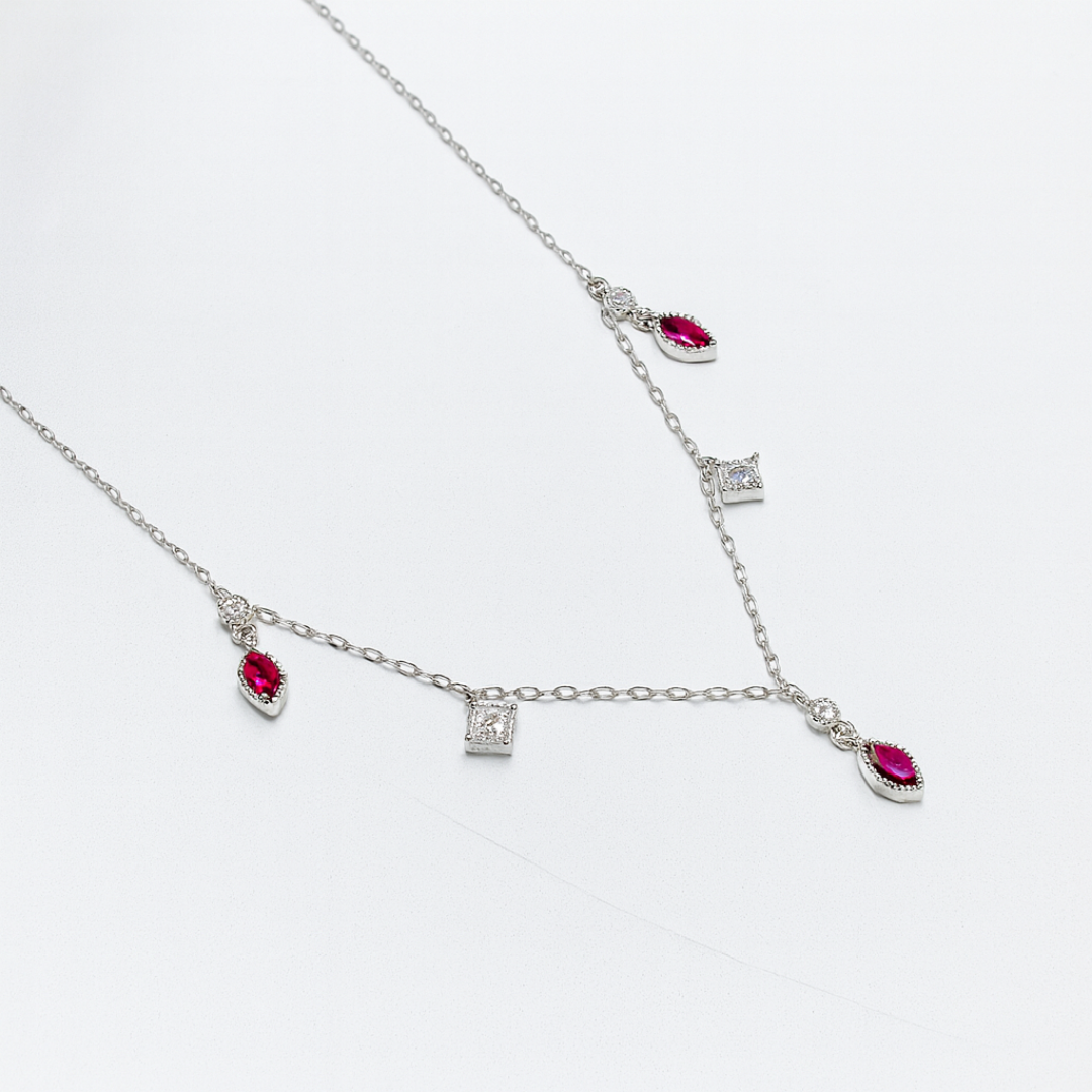 Collar Gotas Rojas
