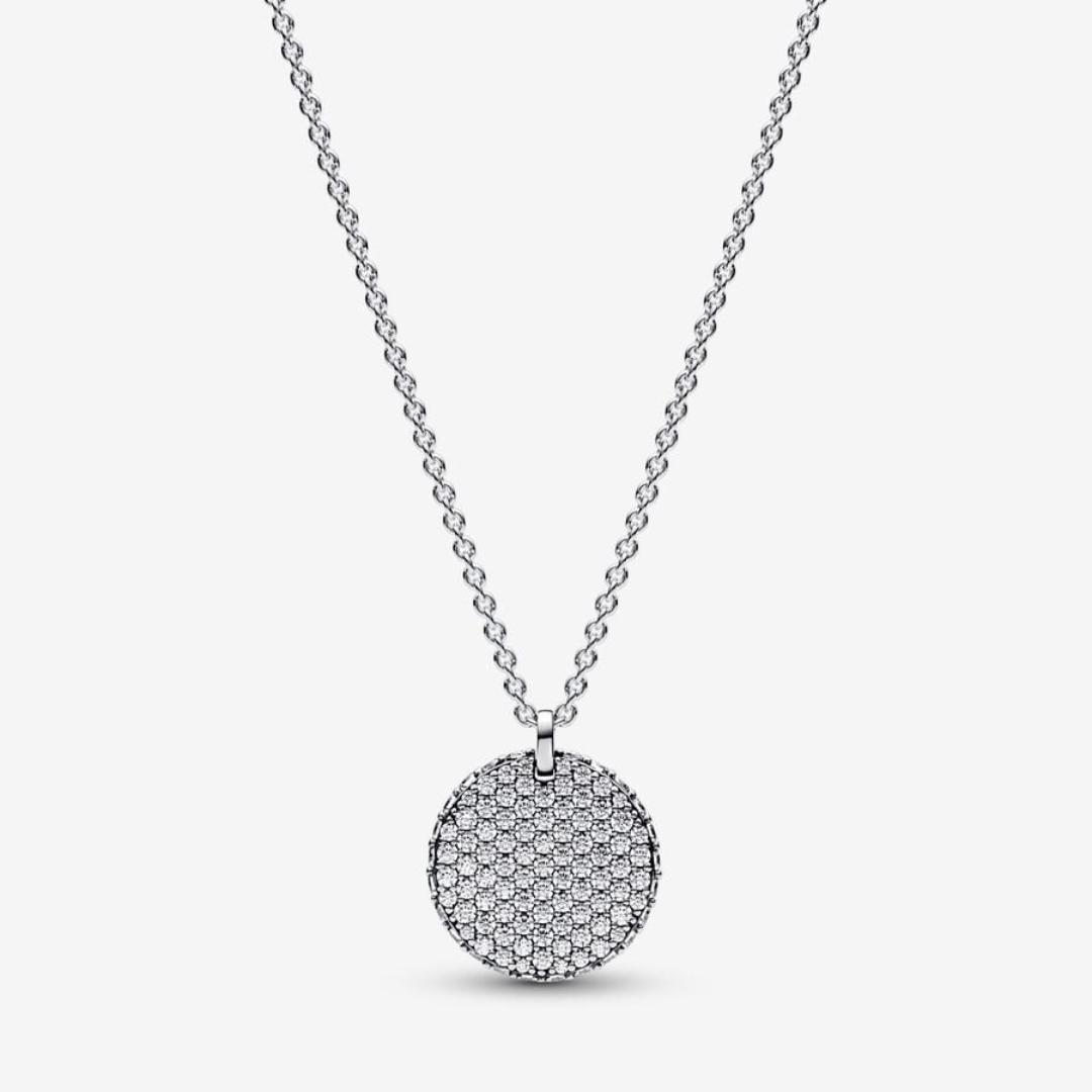 Collar Circulo Zirconia