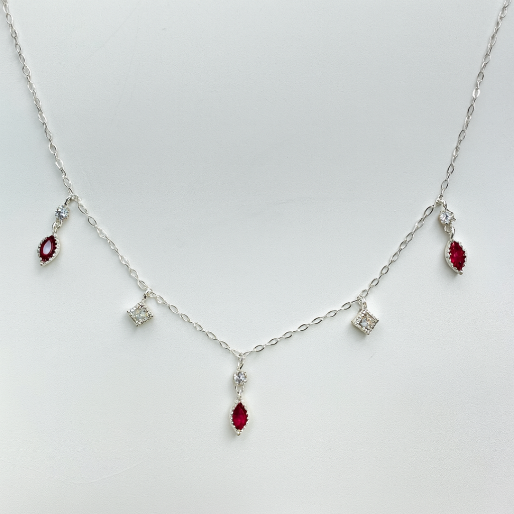 Collar Gotas Rojas