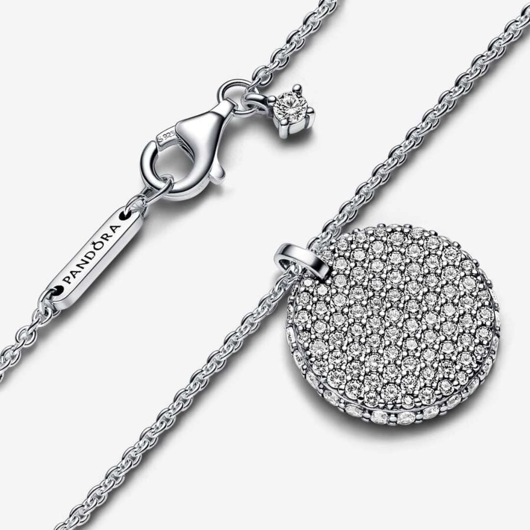 Collar Circulo Zirconia
