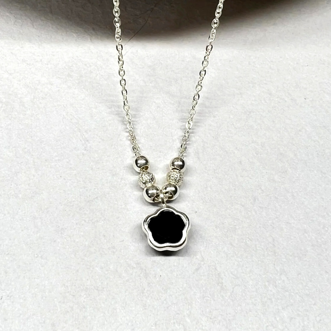 Collar Flor Zirconia