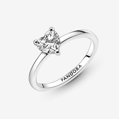 Anillo Corazón Solitario