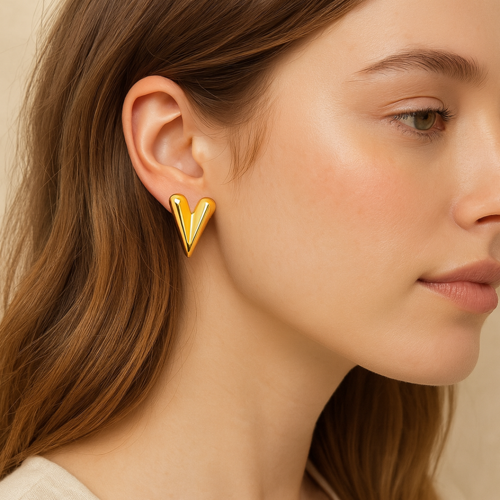 Aretes Long Heart