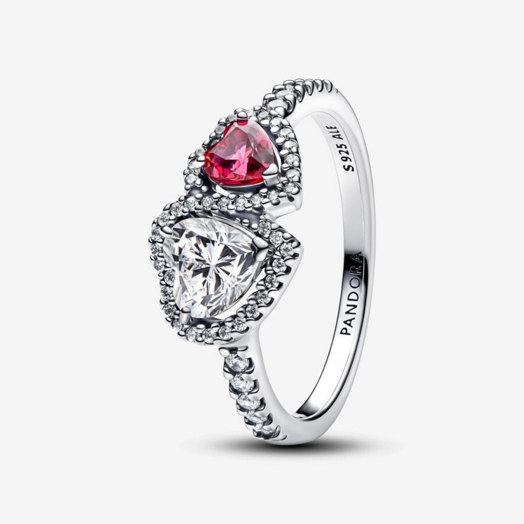 Anillo Halo Corazones