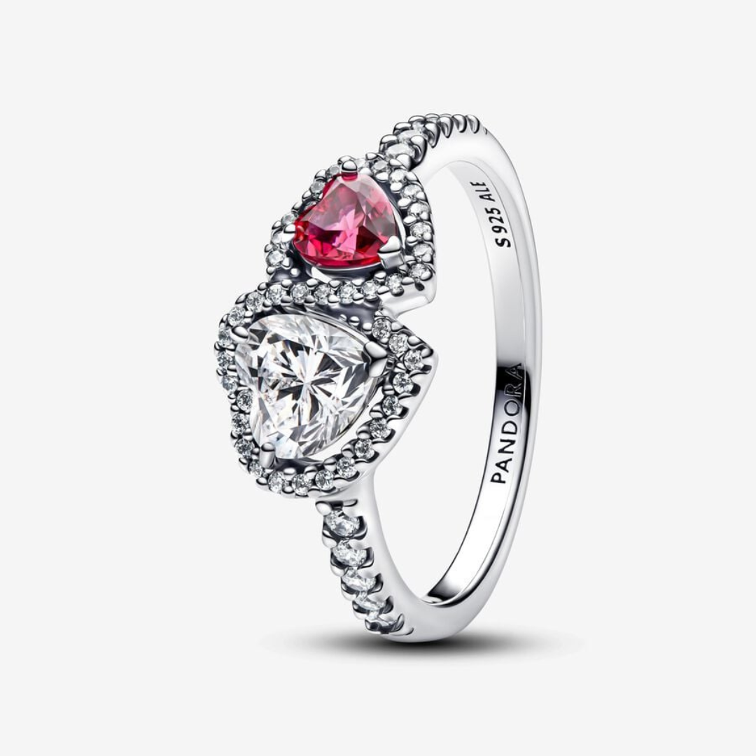 Anillo Halo Corazones