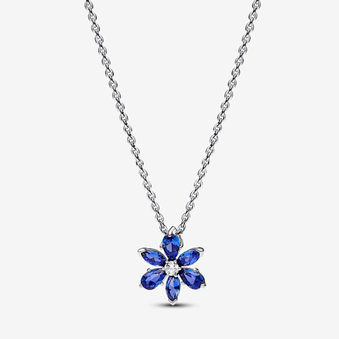 Collar Flor Azul