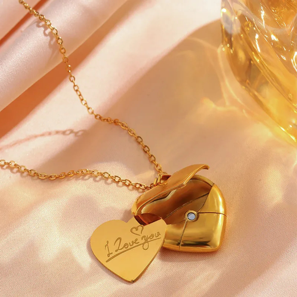 Collar Medallón Te Amo