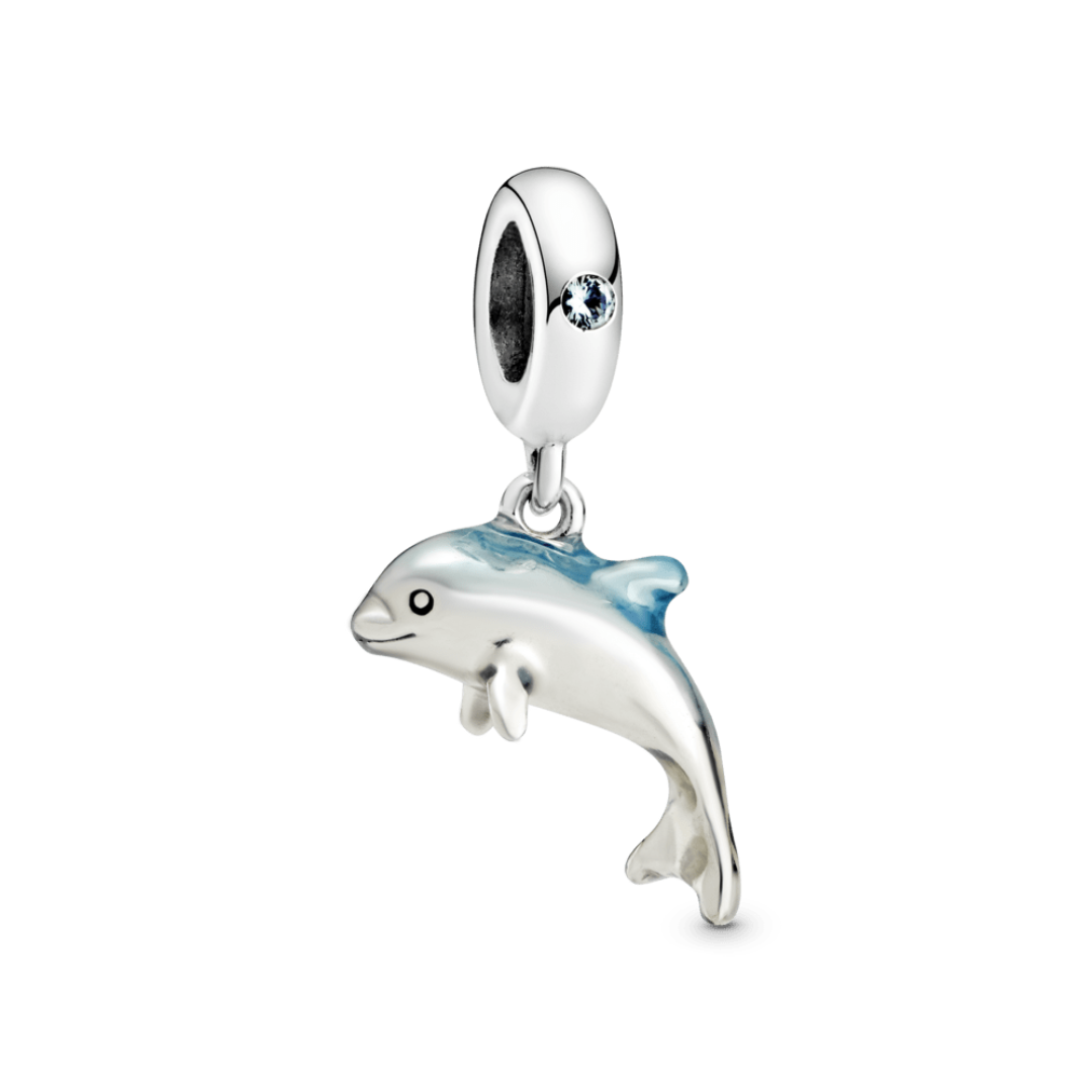 Charm Colgante Delfín Resplandeciente