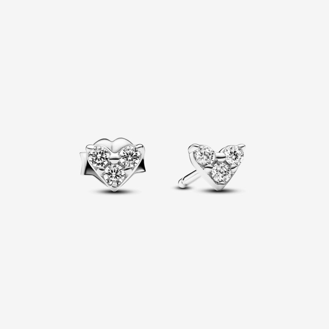 Aretes Corazón con Zirconias
