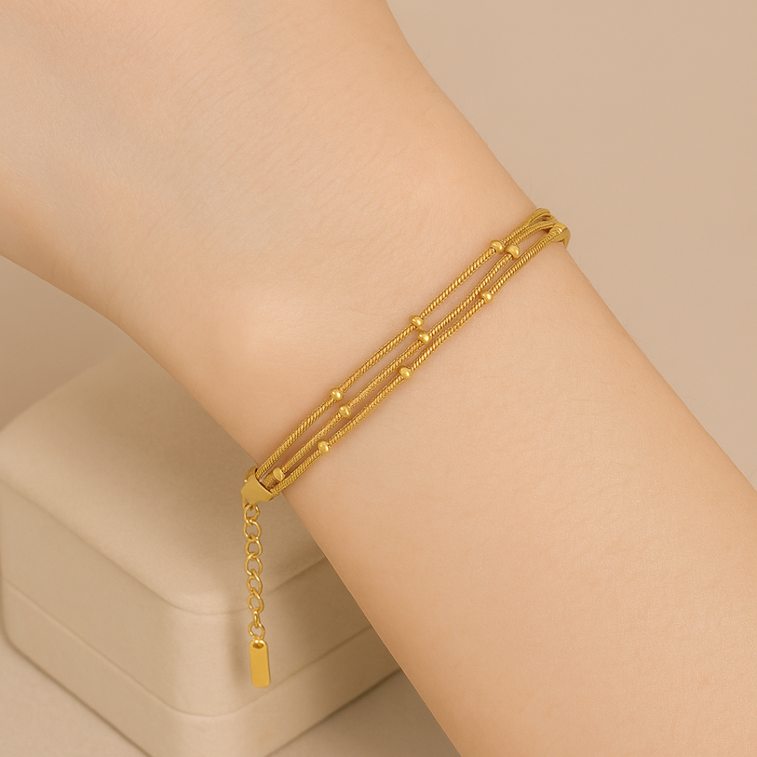 Pulsera Triple Cadena Ratón