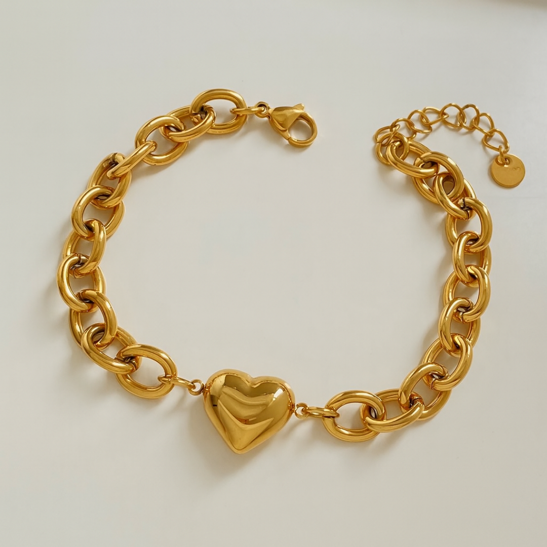 Pulsera Chained Heart