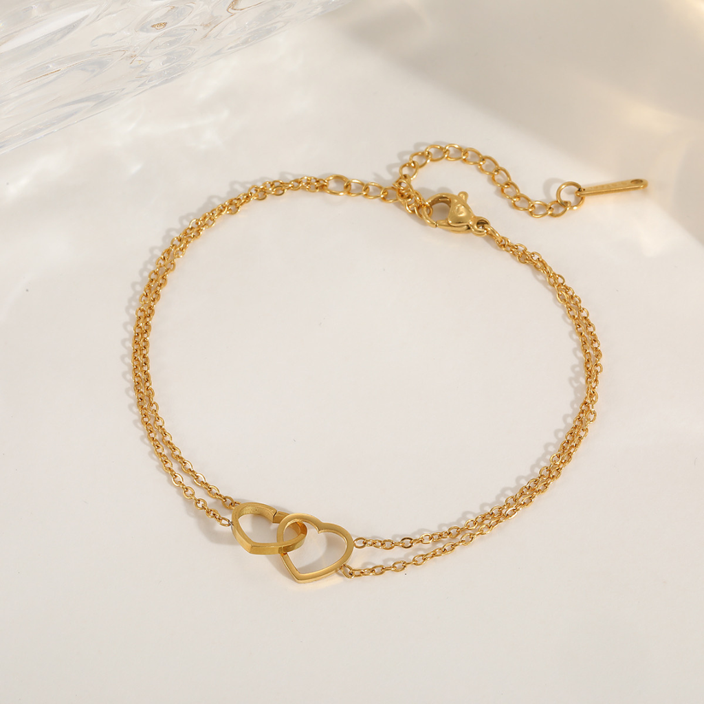 Pulsera Intertwined Hearts