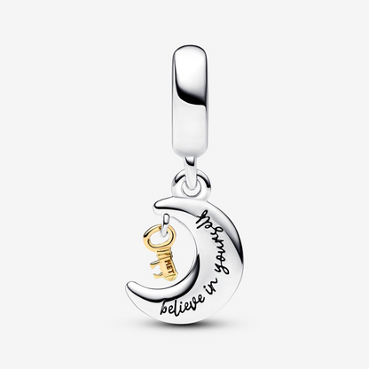 Charm Colgante Luna y Llave