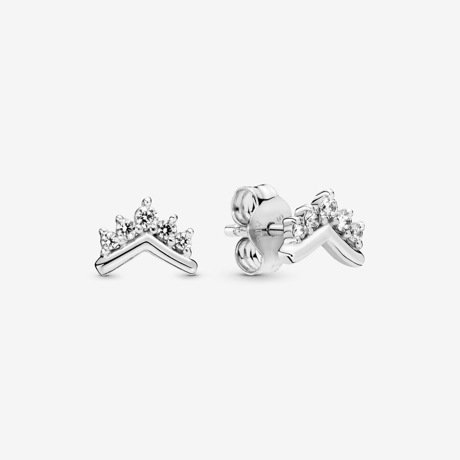 Aretes Corona Zirconias