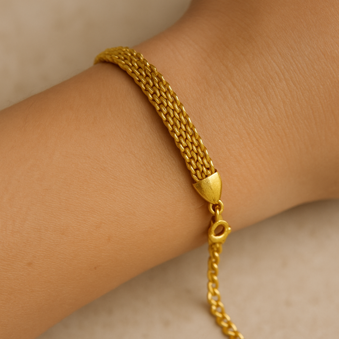 Pulsera Gruesa Tejido Especial