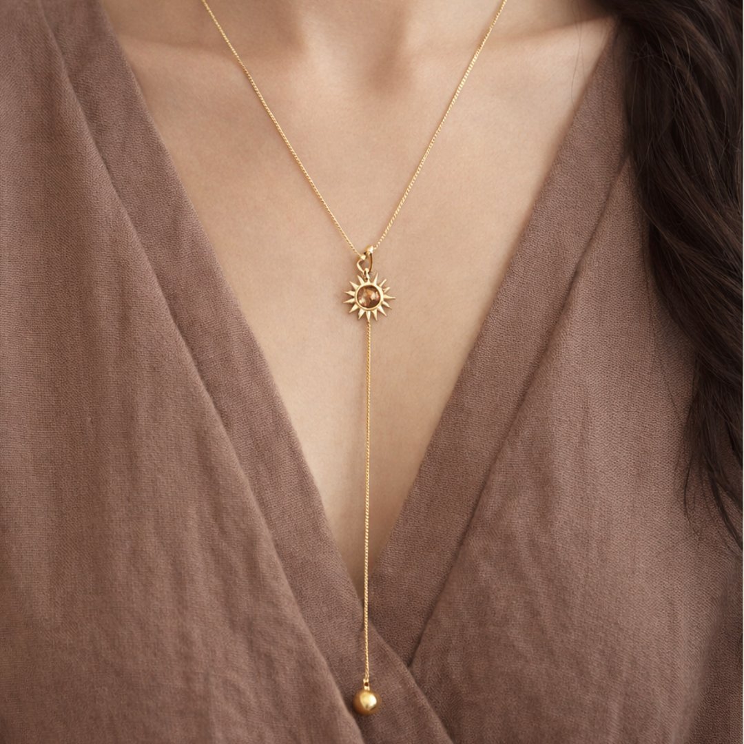 Collar Long Tiger Eye