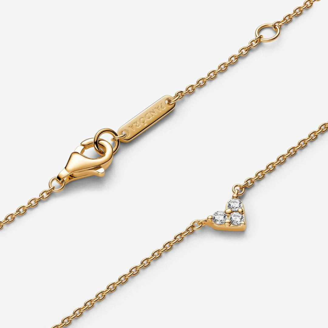 Collar Corazón Triple Gema