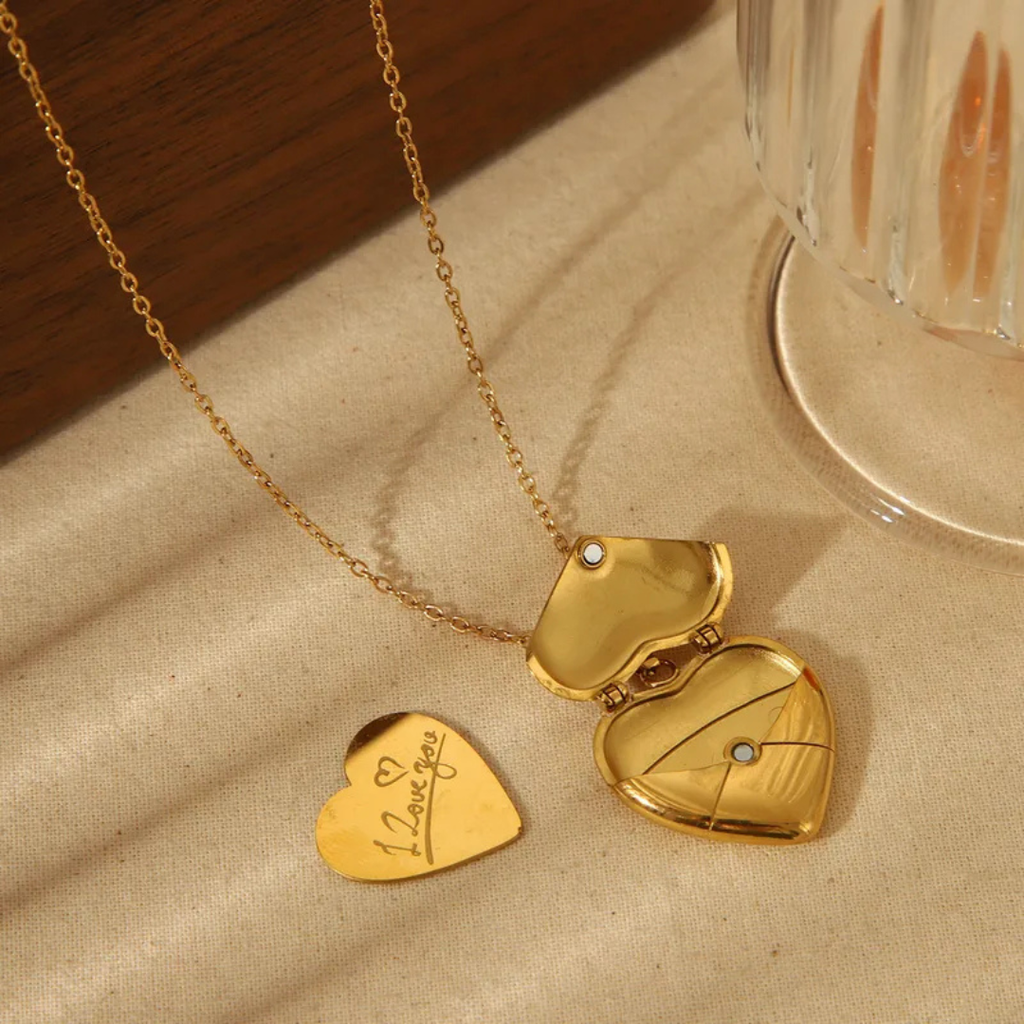 Collar Medallón Te Amo