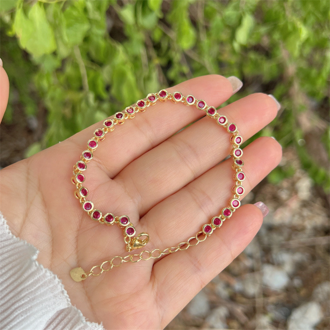 Pulsera Red Stones