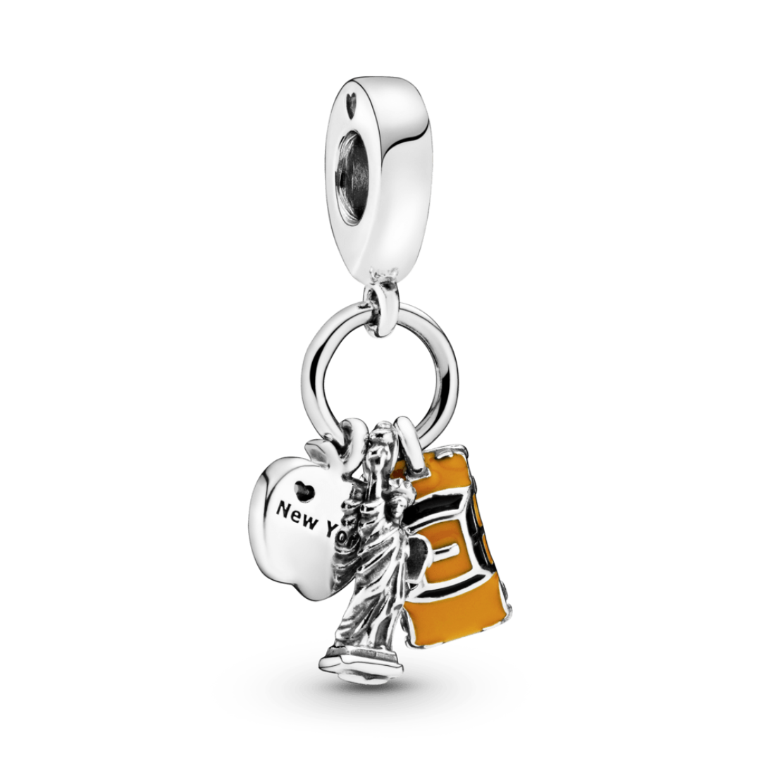 Charm Colgante Con Símbolos De New York City