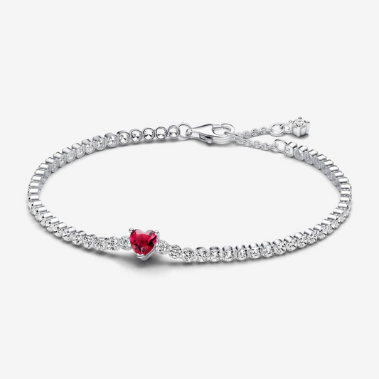 Pulsera Corazón Rojo