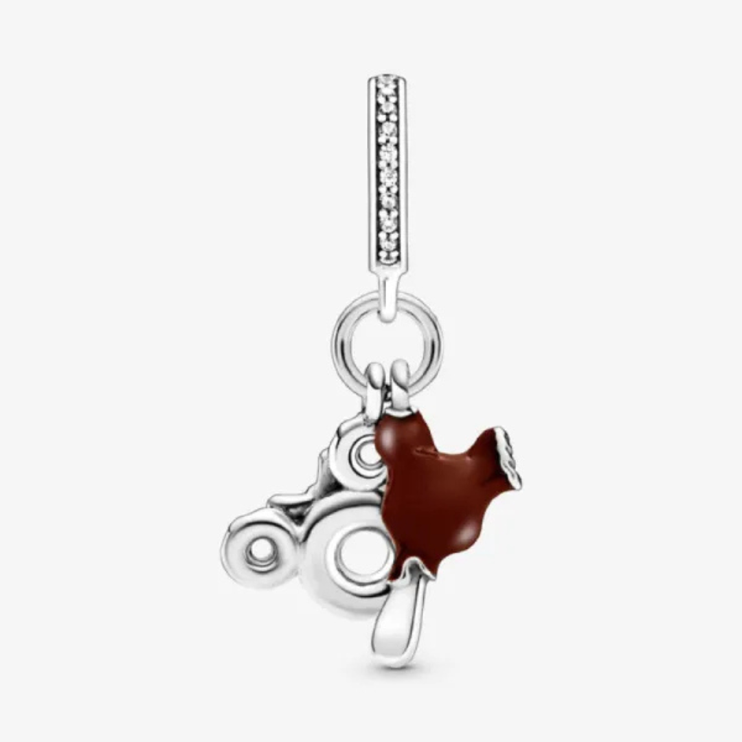 Charm Colgante Minnie y Mickey