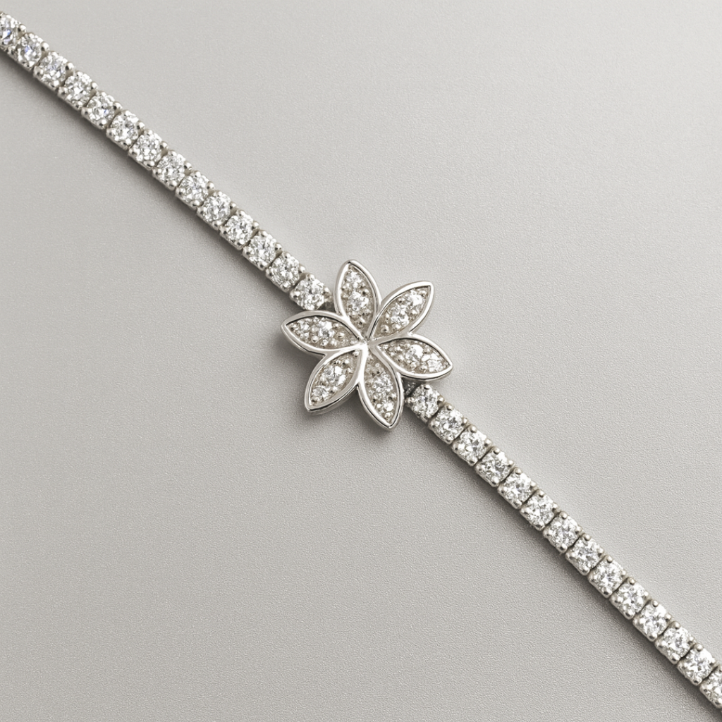 Pulsera Tenis Flor