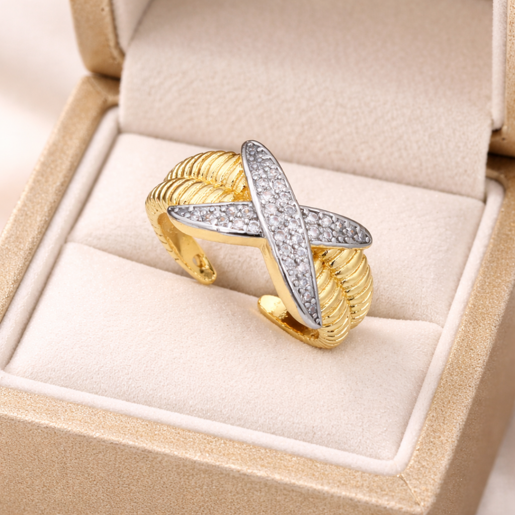 Anillo Crossed