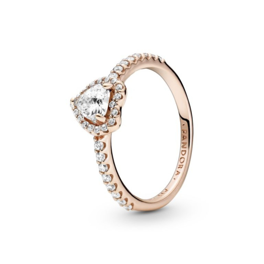 Anillo Corazón Zirconia