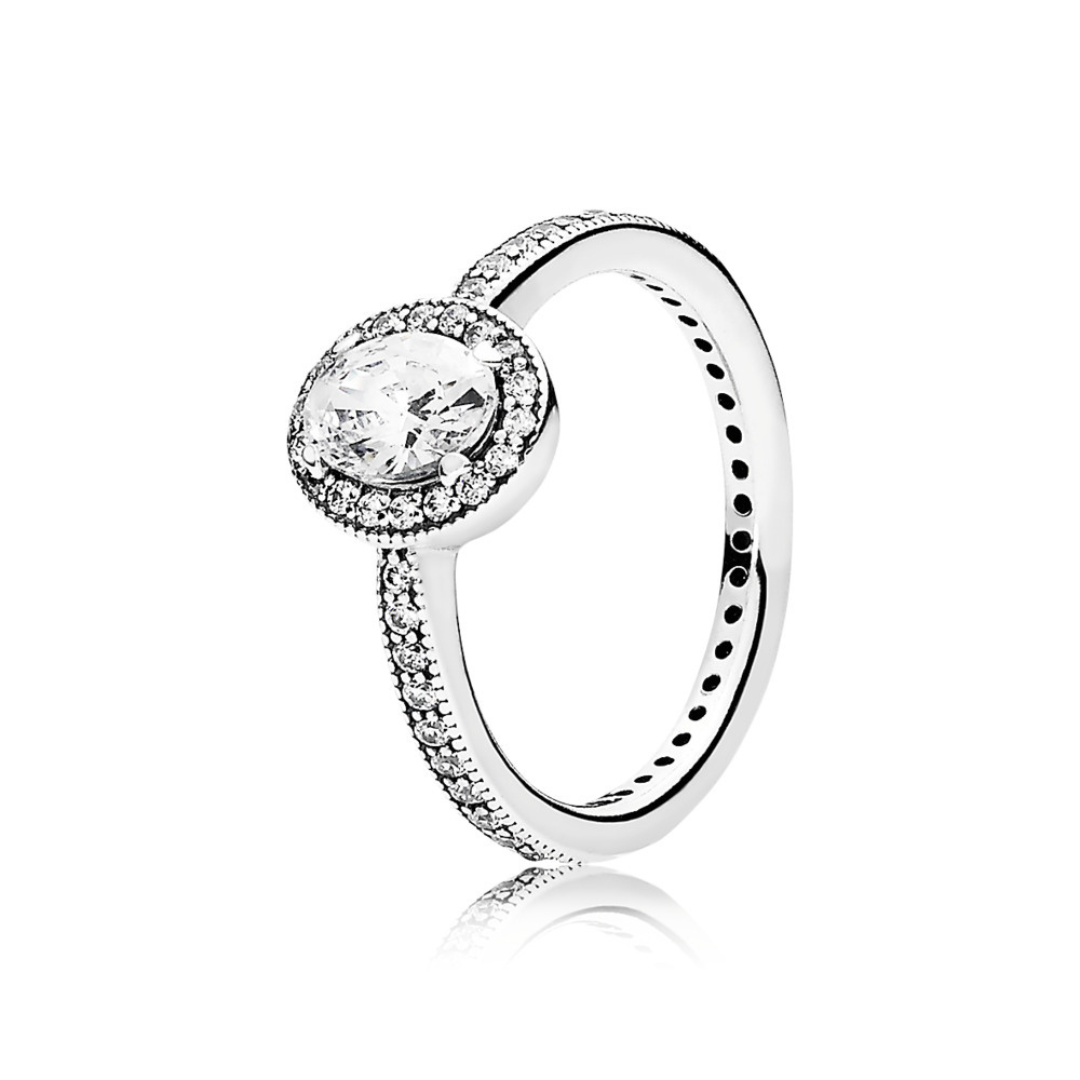 Anillo Solitario Ovalo