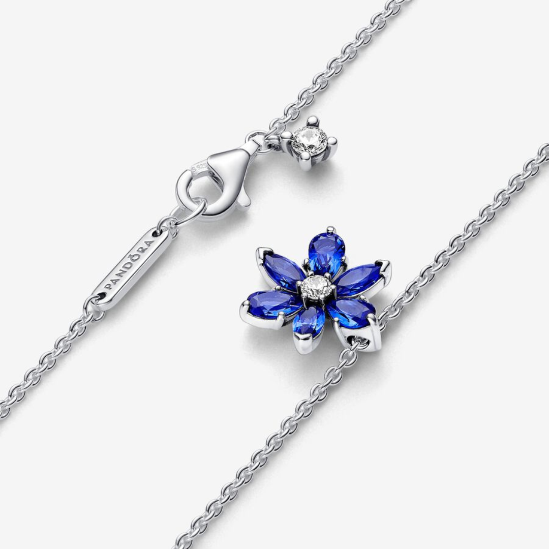 Collar Flor Azul