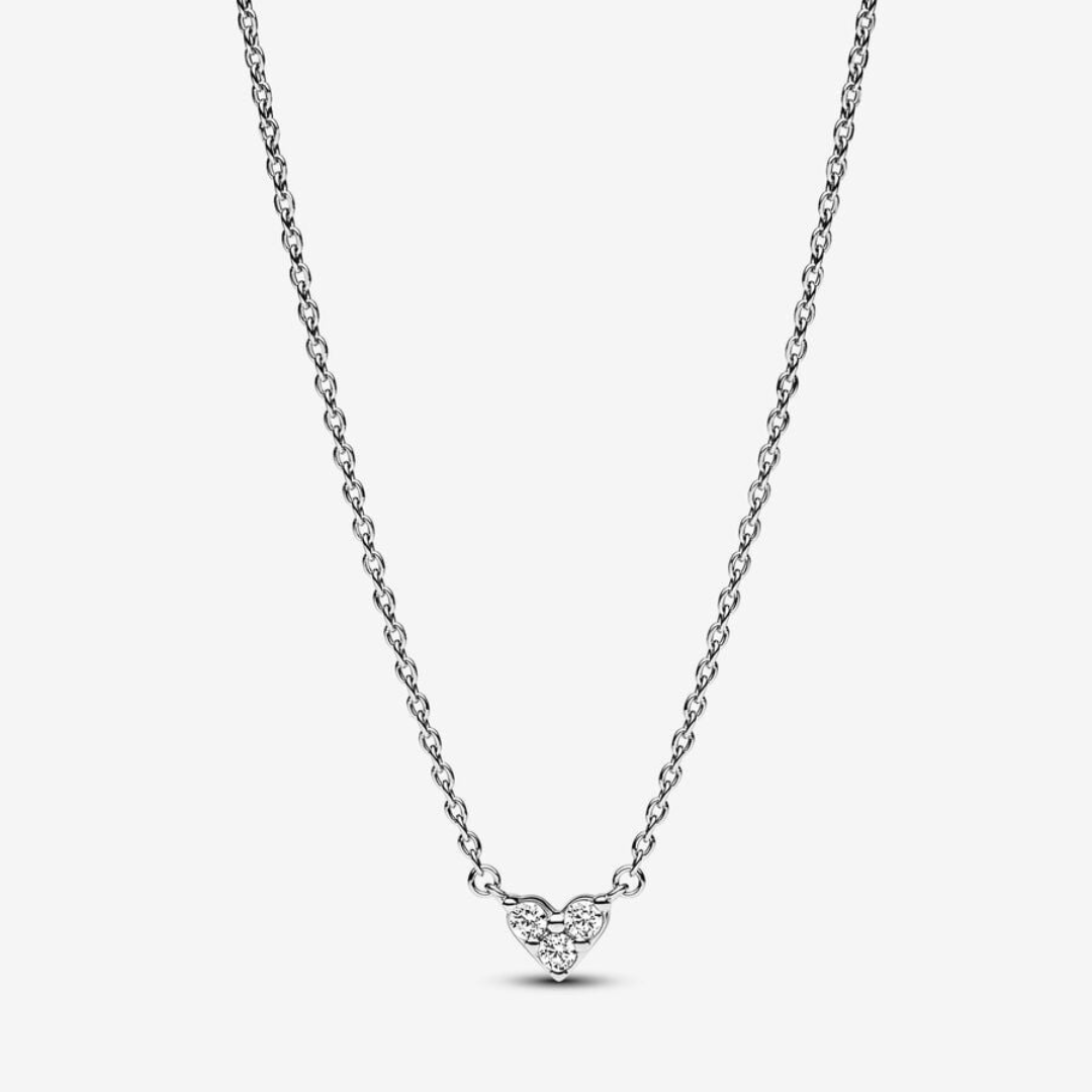 Collar Corazón Triple Gema