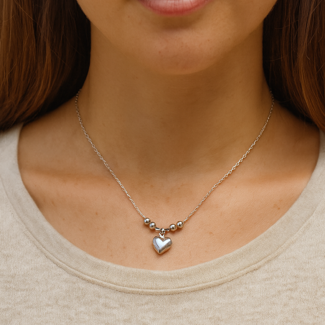 Collar Corazón Inflado