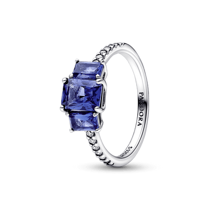 Anillo Zirconias Azules