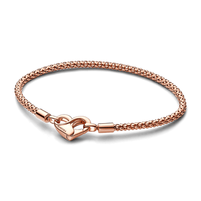 Pulsera Flexible Corazón Anudado