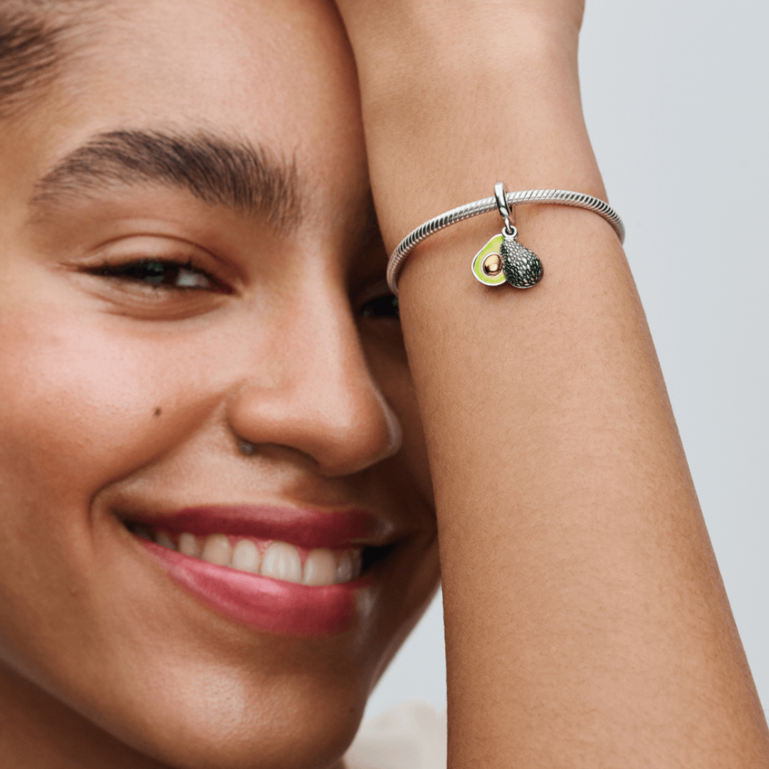 Charm Colgante Doble Aguacate