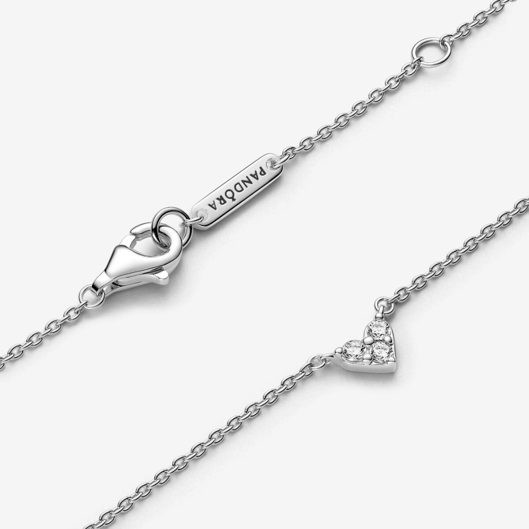 Collar Corazón Triple Gema