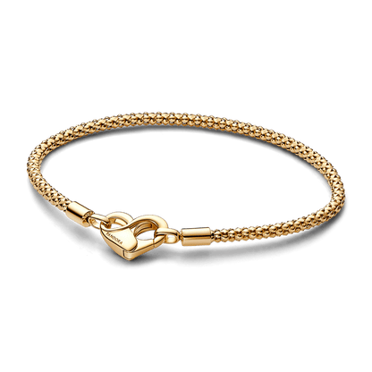 Pulsera Flexible Corazón Anudado